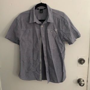 Men’s black diamond short sleeve shirt